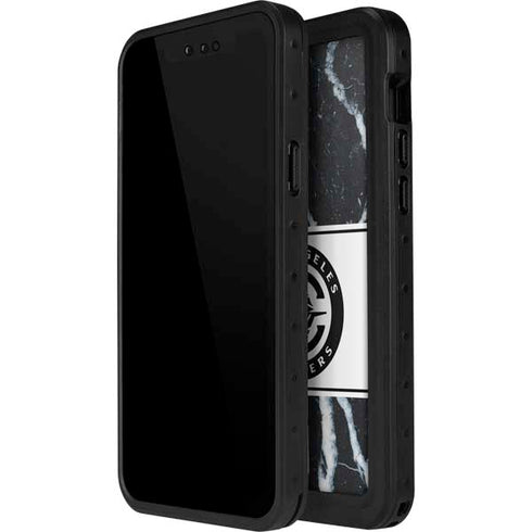 NBA LA Clippers Marble iPhone 15 Waterproof Case